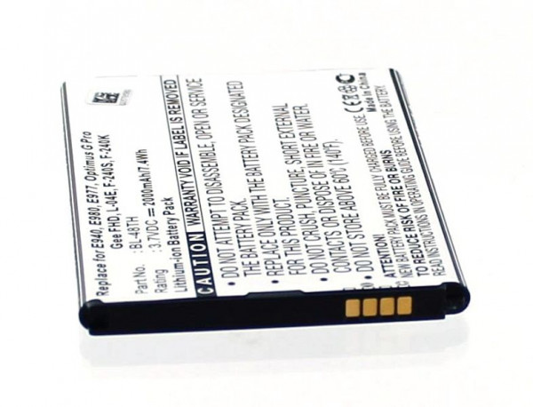 AGI Akku kompatibel mit LG ELECTRONIC E986 OPTIMUS G PRO, 27663