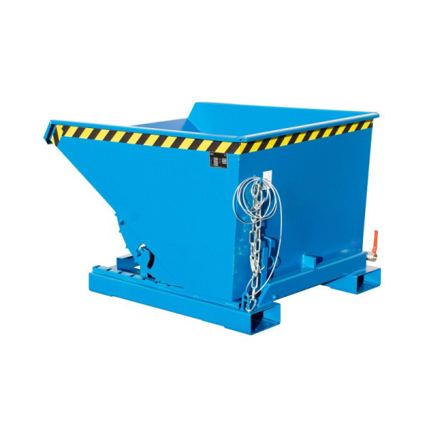 STEIN HGS Späne-Kippbehälter EXPO-E, RAL 5012 lichtblau, 0.60 m³, 1000 kg, 79398.0027