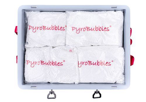 DENIOS Batteriebox aus PP, 23 Liter, XS-Box 2 Basic, Füllung PyroBubbles, 261766