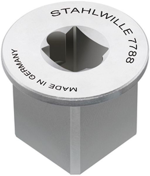 STAHLWILLE Vierkant-Adapter Nr.7788 Länge 23,5 mm Durchmesser 29 mm, 58521088