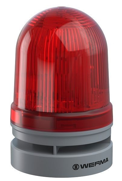 WERMA Midi TwinFLASH Combi 115-230VAC RD- rot, 461.120.60