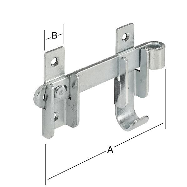 Vormann Schlagladenüberwurf 120 x 27 mm, verzinkt, VE: 10 Stück, 000098000Z