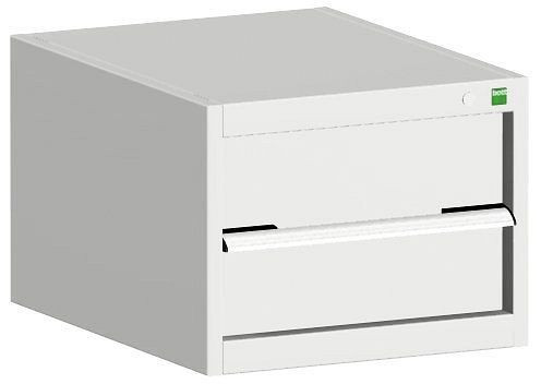 bott Schubladenschrank SL-554-1.1 mit 1 Schubladen VN, BxTxH: 525x525x400mm, RAL 7035/7035, 40010126.16V