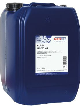 Eurolub HLP-D ISO-VG 46 Hydrauliköl, VE: 20 L, 511020