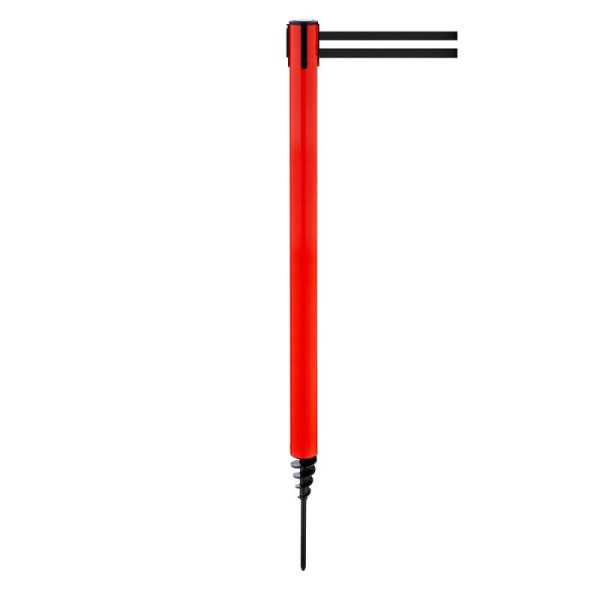 Stein HGS Personenleitsystem -P-Line Outside-, rot, schwarz/weiß/schwarz waagerecht (gestreift), mit Sicherheitsverschluss (selbstlösend), 37687-0402