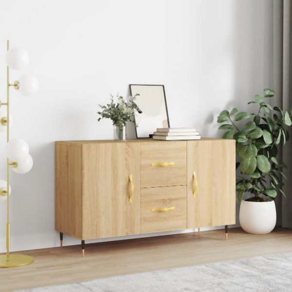 vidaXL Sideboard Sonoma-Eiche 100x36x60 cm Holzwerkstoff, 828151