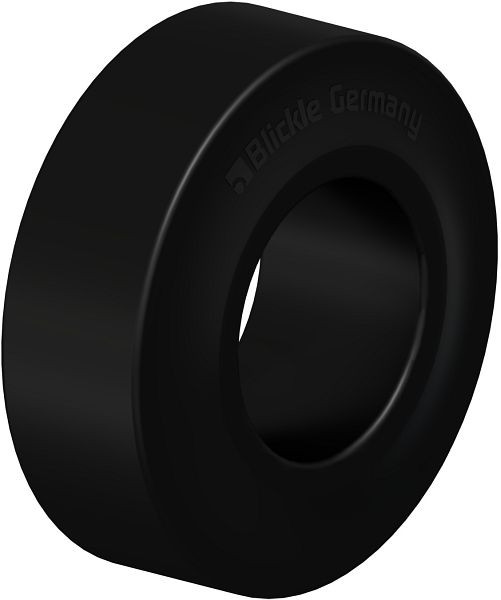 Blickle BEV 200x75/100-ZDG Bandage / Reifen aus Elastik-Vollgummi, Schwarz, 146654