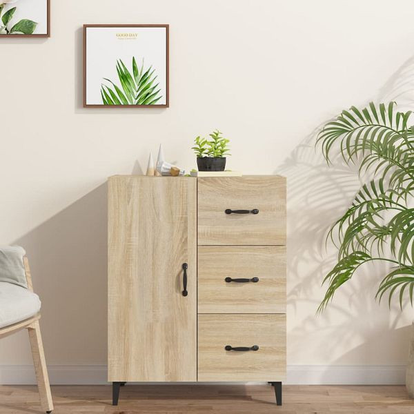 vidaXL Sideboard Sonoma-Eiche 69,5x34x90 cm Holzwerkstoff, 812180