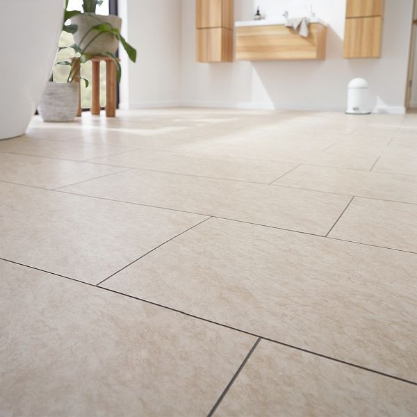 HOME DELUXE Vinylboden SABINE, 1m² Traventin, 34675