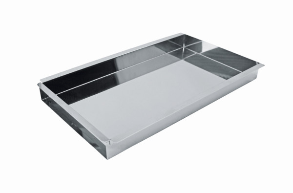 Schneider Schnittkuchenblech aus Edelstahl GN 1/1, 325 x 530 x 50 mm inkl. Vorsatzschiene, 994860