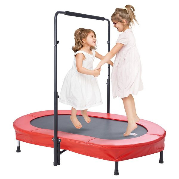 VEVOR Trampoline Faltbares Mini-Trampolin, 100kg Rebounder-Trampolin Rot, TYBC5636INCH1S56HV0