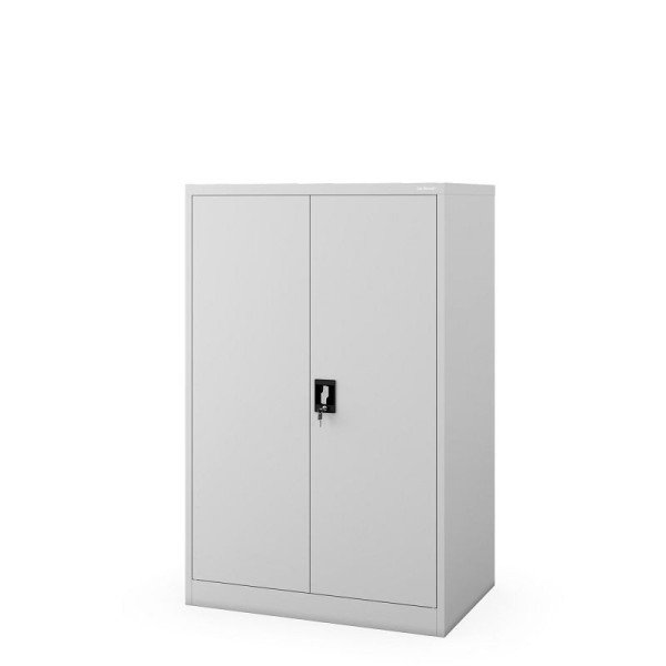 Jan Nowak Büroschrank aus Metall für Dokumente KEVIN D600 900 x 1400 x 600 mm, Grau, 1990
