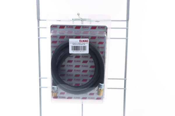 ELMAG GI-Schlauch (1 Meter) komplett mit, Momentstecknippel für Profi-Reifenfüller Modelle 60 GE und GE/CEE geeicht, 46239