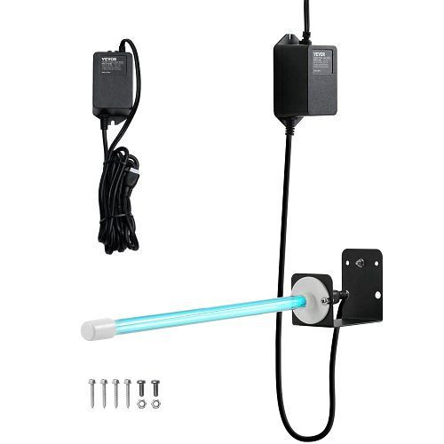 VEVOR HVAC-Luftreiniger, 18W 254nm UV-UVC-Licht-Spulenreiniger mit Magnet für AC-Kanäle, inkl. Ersatzbirne, UVZJKGDJHQ1160OORV2