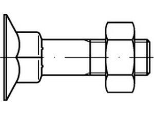 Senkschrauben DIN 605 Mu Stahl M 6 x 45 VE=S (200 Stück)
