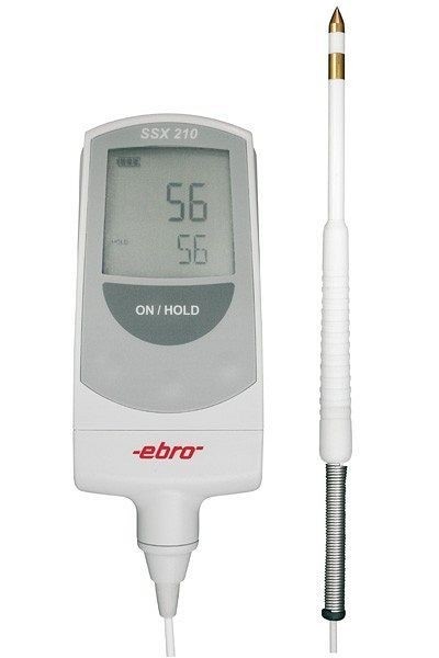 ebro SSX 210 Salzmeter-Set Mess-Sonde mit vergoldeten Elektroden, 1340-5211