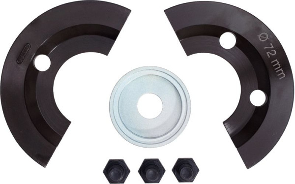 KS Tools Halbschalen-Ergänzungs-Satz 6-teilig für Durchmesser 72 mm, 150.2143