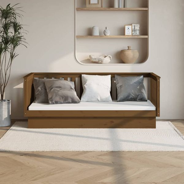 vidaXL Tagesbett Honigbraun 75x190 cm Massivholz Kiefer, 821577