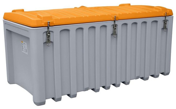 Cemo PE-Sammelbox 750 l, grau/orange, 10335, 4052886328415