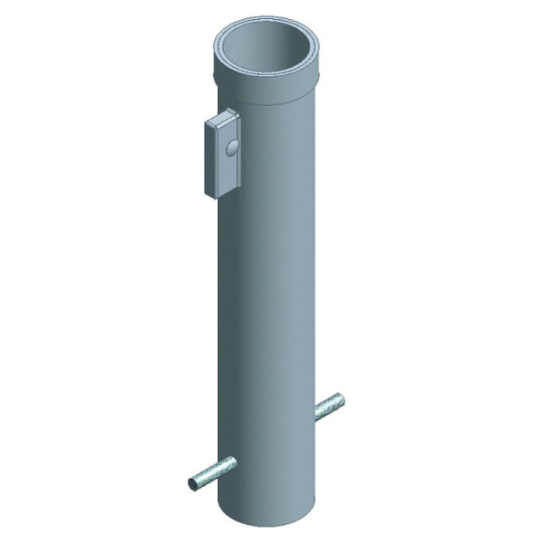 Stein HGS Bodenhülse mit Schnellverriegelung und Dichtungsring, 60 mm, 405 mm, 41608