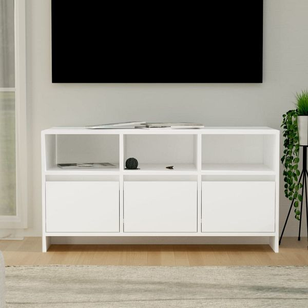 vidaXL TV-Schrank Weiß 102x37,5x52,5 cm Holzwerkstoff, 809800