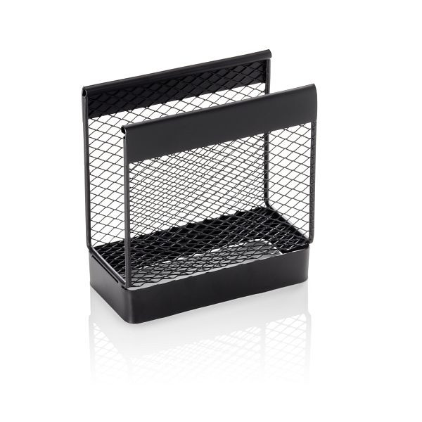 WAS Serviettenhalter, 13,3 x 6,7 x 14 cm, schwarz, 1402013