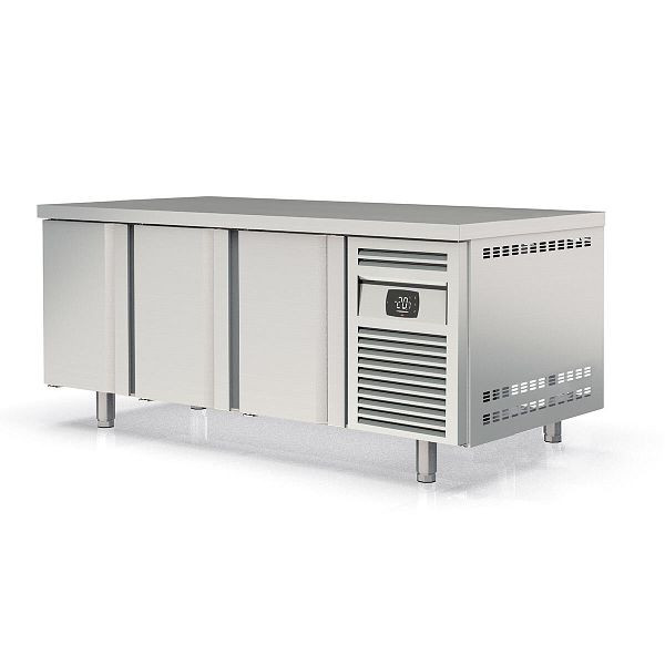 Vaiotec TOPLINE Bäckerei Tiefkühltisch / 3-fach EN 60x40 mit 3 Türen, 2020 x 800 mm, 11791