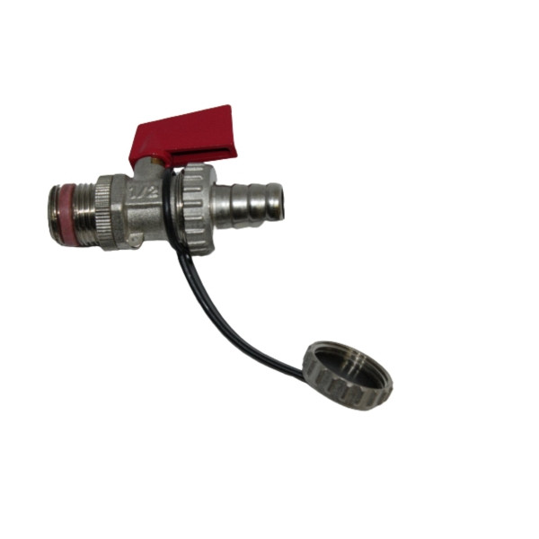 Wilms Schlauchanschluss 1/2 " mit Absperrhahn für PROFI-Serie, 3103750