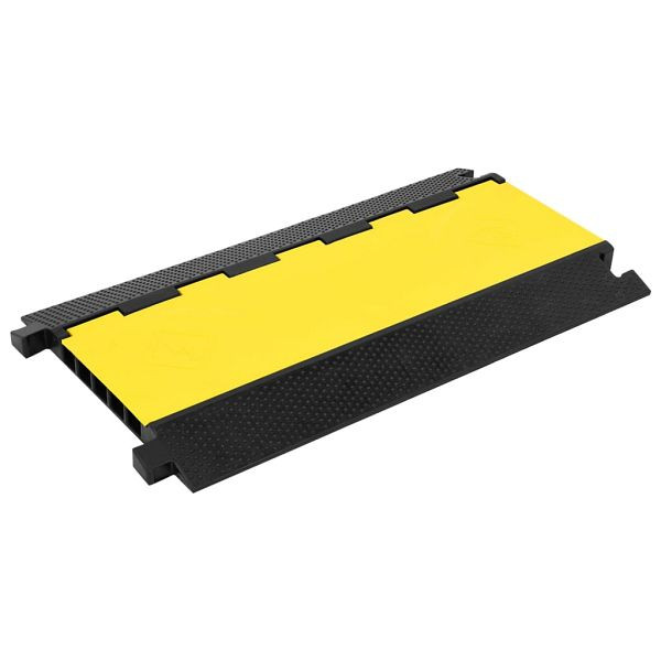 vidaXL Kabelbrücke 5 Kanäle Gummi 90 cm, Top-Qualität, 150965