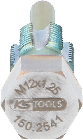 KS Tools Gewindeschneider mit Führungsbolzen für Temperatursensoren, M12x1,25, 150.2541