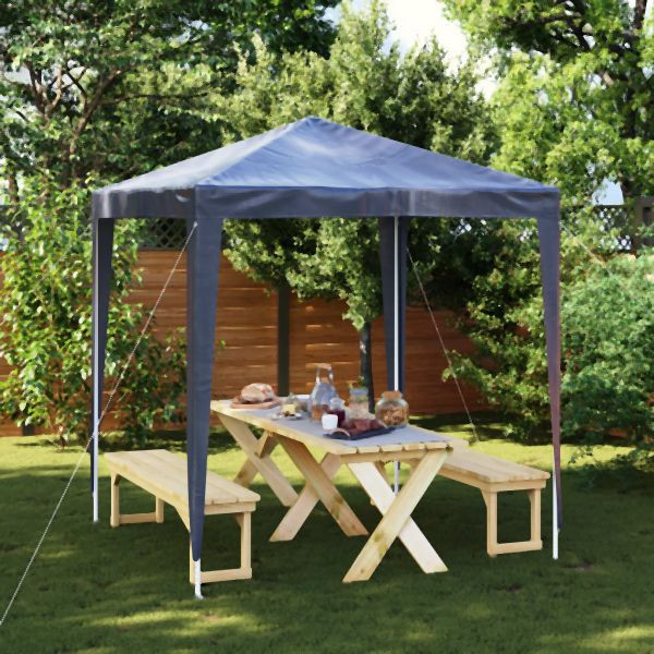 vidaXL Partyzelt 2x2 m, Farbe: Blau, 48501, 8719883767444