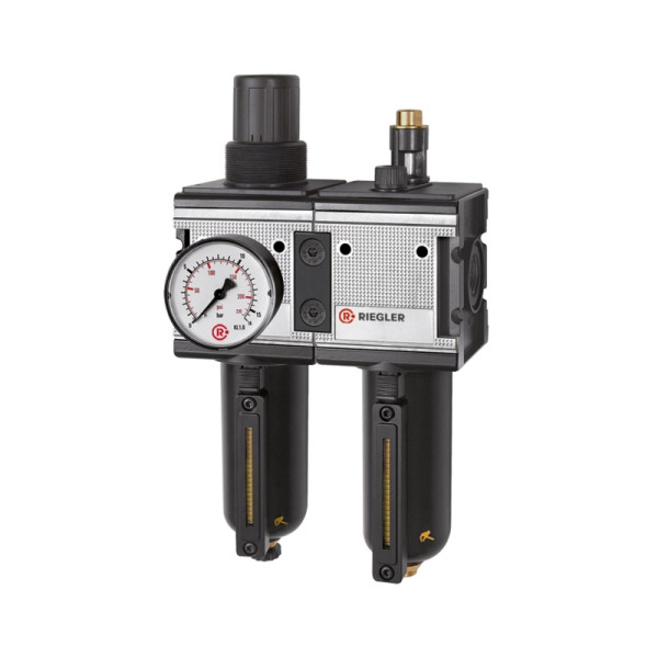 Riegler Wartungseinheit 2-teilig »multifix« mit Metallbehälter, BG 4, G 3/4, 133125