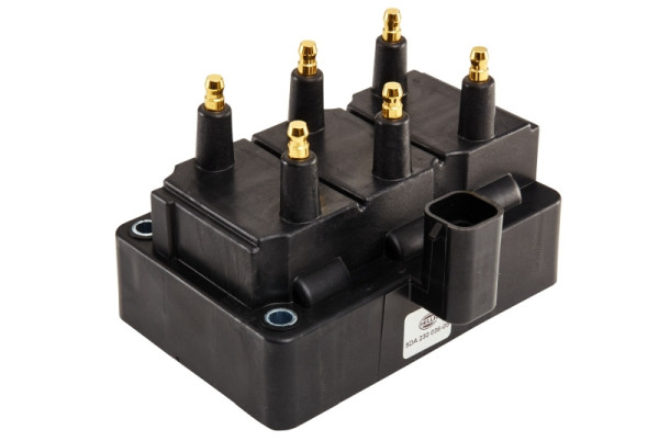 HELLA Zündspule, 4-polig, Blockzündspule, geschraubt, 5DA 230 036-051