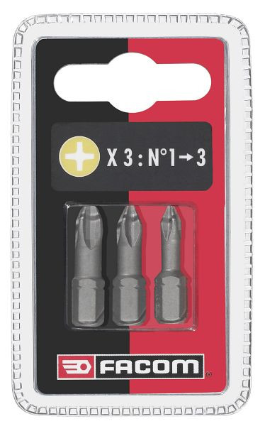 Facom Bits Serie 1 High Perf' - PH, 3-teilig, Länge: 8 mm, VE: 10 Stück, EP1.J3