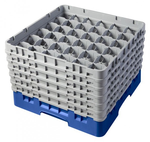Cambro Spülkorb mit 36 Fächer Camrack® 27,9 cm Blau, 36S1114168