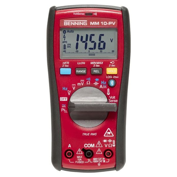 Benning MM 10-PV Digital-Multimeter, Anzeigeumfang: 6.000 (beleuchtet) mit Bargraph, 044089