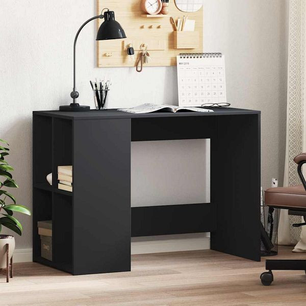 vidaXL Schreibtisch Schwarz 102x50x75 cm Holzwerkstoff, 840542
