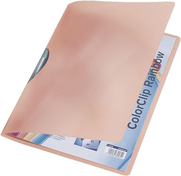 LEITZ 4176 Klemmmappe ColorClip Rainbow, A4, PP, orange, 41760045