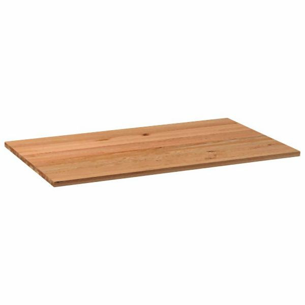 vidaXL Tischplatte Hellbraun 200x120x4,2cm Massivholz Eiche Rechteckig, 4009228