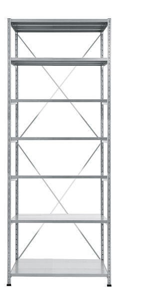 Scholz LAGERREGAL Grundfeld 7 E 2640x850x1000 HxBxT, 501183