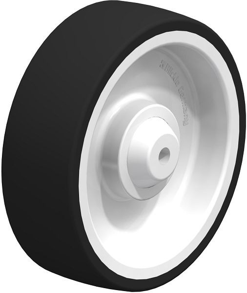Blickle POTH 125/8KD Rad aus Thermoplastisches Polyurethan, Grau, 752354
