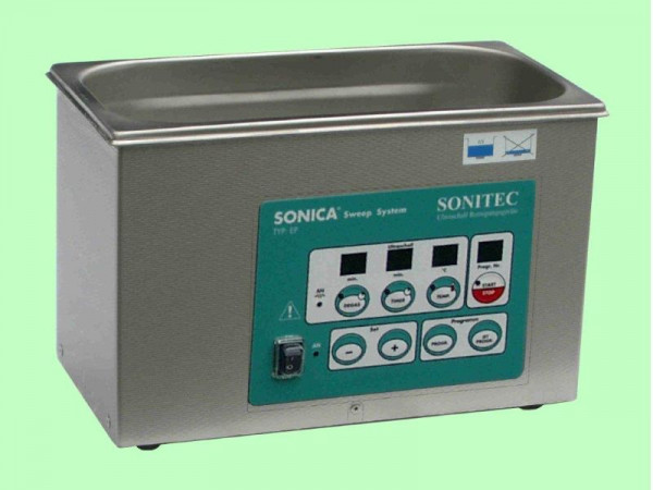 SONITEC Ultraschall Kompaktwanne 4,5 Liter, Regeltemperatur: Bis 70°C, 2400EP