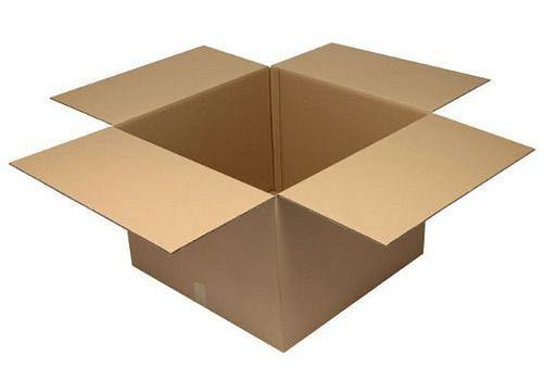 TransPak Wellpapp-Faltkarton 2-wellig, Innenmaß 700 x 700 x 500 mm, Qualität 2.30BC, VE: 10 Stück, 299407