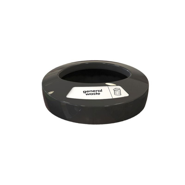 STEIN HGS Deckel EcoAce general waste, schwarz, MDPE, 84093.0001