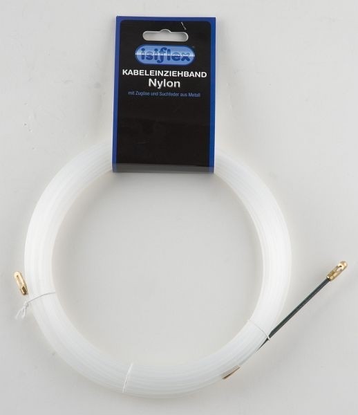 Cabere isiflex® Kabeleinziehband mit Zugöse und Suchfeder 3 mm Durchmesser x 30 m, 85330