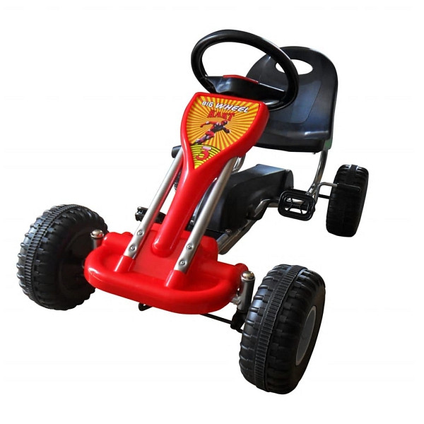 vidaXL Pedal Go-Kart Rot, 90253