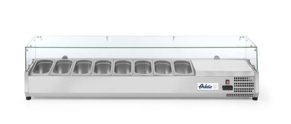 Arktic Aufsatzkühlvitrine 8x GN 1/4, LxBxH: 1805x335x430 mm, 232927