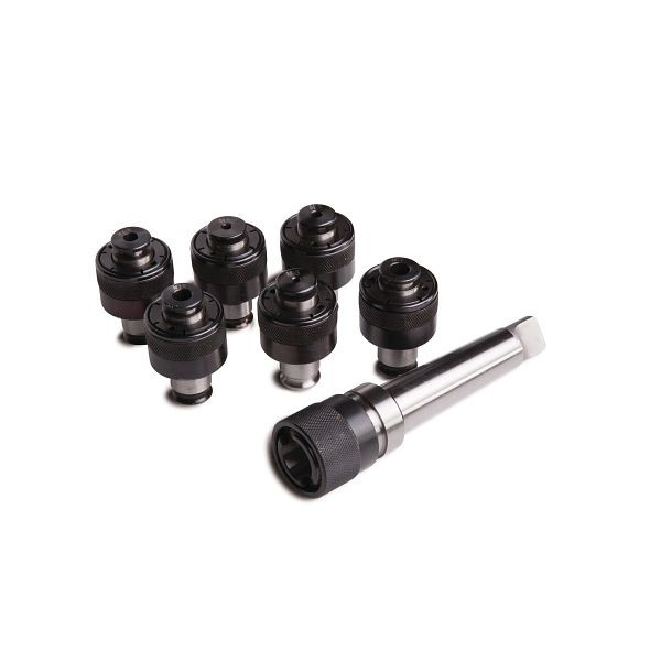 Optimum Gewindeschneidfutter mit Schnellwechseleinsätzen MK 2; M3 - M12, 3050702