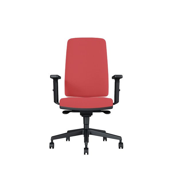 Bisley Bürodrehstuhl Stone, Mit 3D Armlehnen, Kunststofffußkreuz, MR6231 super red, STONEKDMR6231