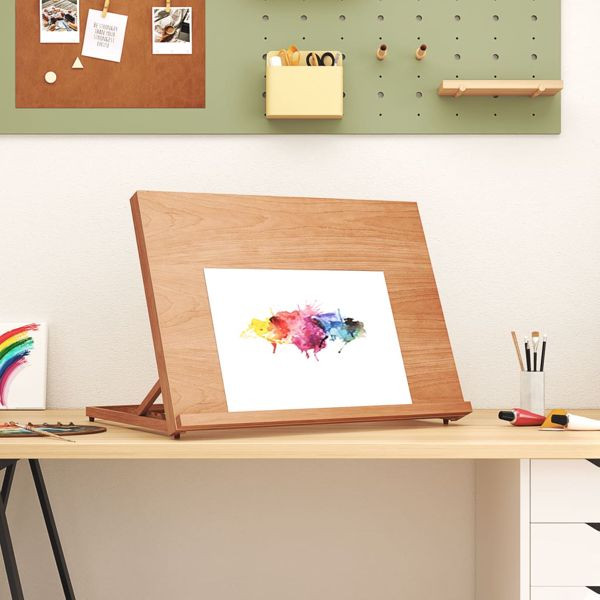 vidaXL Tischstaffelei 65x48x7 cm Massivholz Buche, 30227